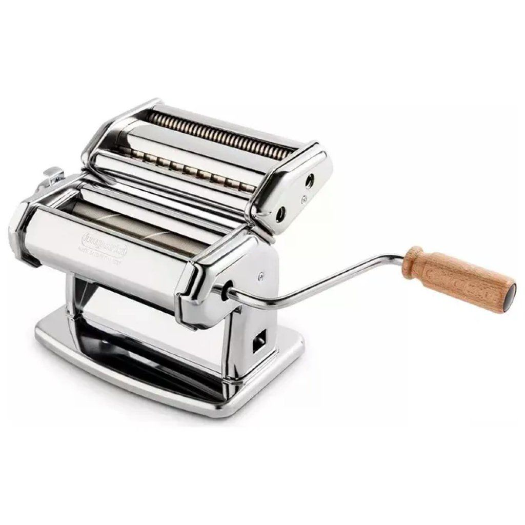 Imperia 4140 iPasta Classica Macchina per Pasta Manuale Rulli Zigrinati 6 Spessori Taglierina Duplex