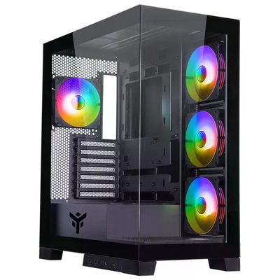 Itek ITGCASB45B SHOWBUI PC Case Tower Gaming ATX 4 Ventole ARGB 12cm 2xUSB3 Type