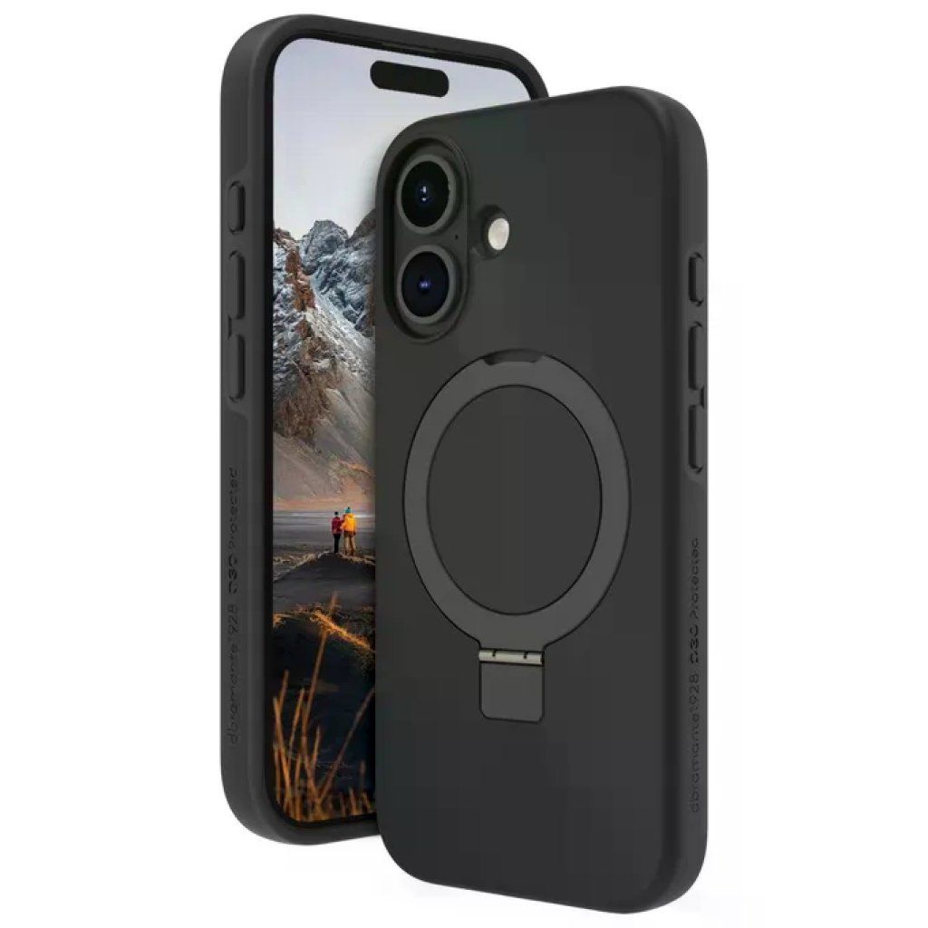 Dbramante1928 IUK7BL006293 Iceland Ultra D3O MS Kick Custodia Cover Compatibile con iPhone 16 Plus Supporto