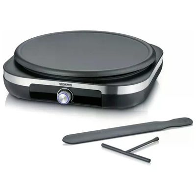 Severin CM 2199 Crepiera elettrica 1500 W con piastra da 38 cm