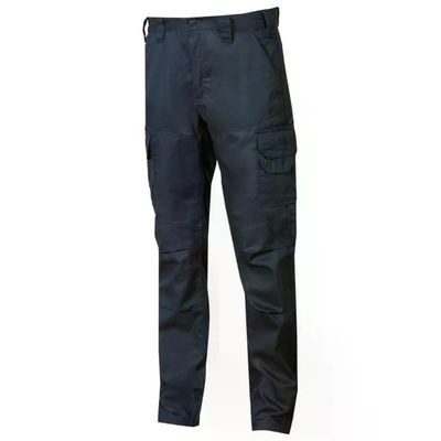 U-power WIN226WB Belgrado Pantaloni da Lavoro Stretch 65% Poliestere 35% Cotone Ginocchia Preformate