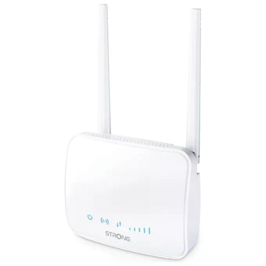 Strong 4GROUTER350M Router 4G LTE WiFi 4 300 Mbit-s 150 Mbit-s Download SIM 1 Porta LAN colore Bianco Strong 4GROUTER350M Router 4G LTE WiFi 4 300 Mbit-s 150 Mbit-s Download SIM 1 Porta LAN colore Bianco