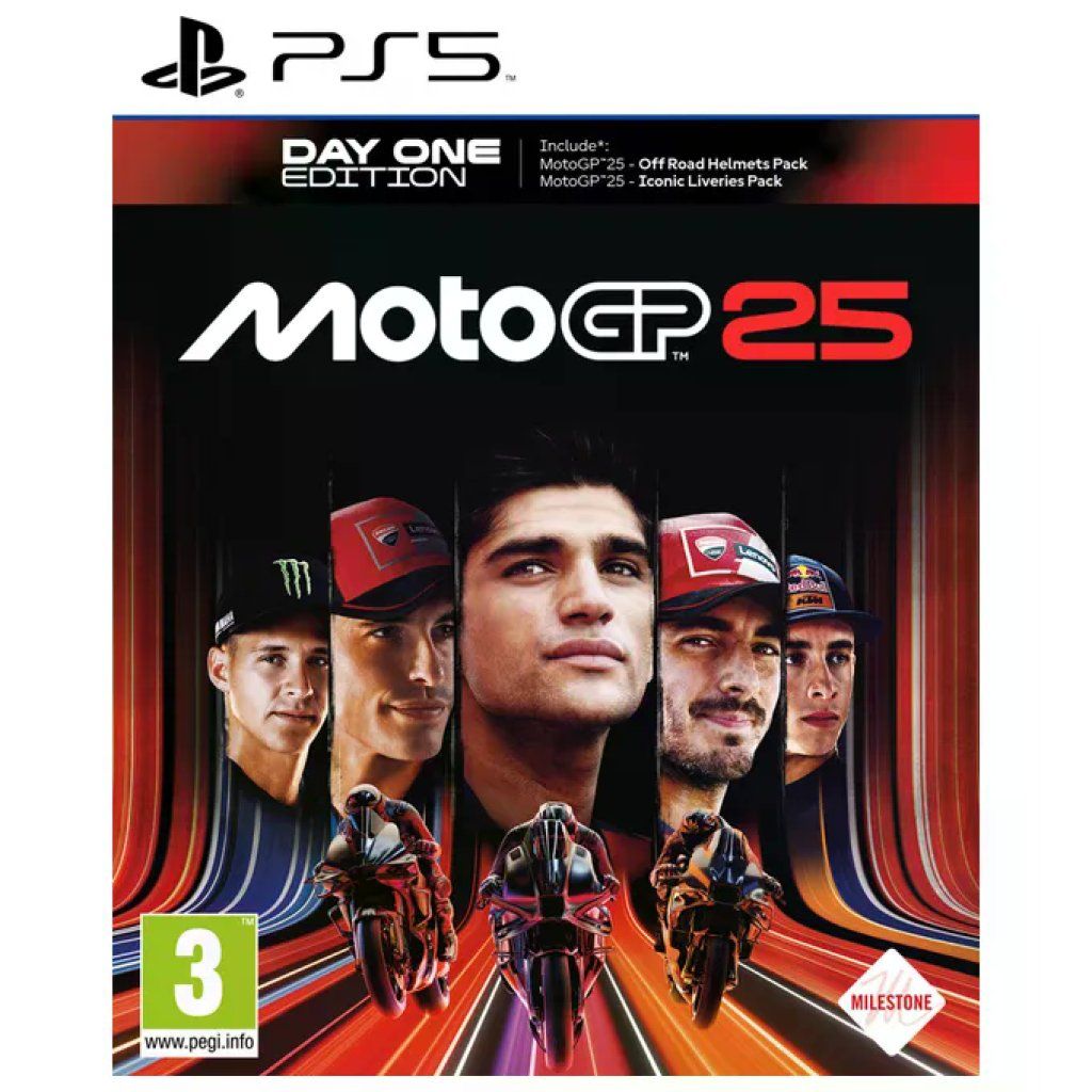 DEEP SILVER MotoGP 25 Day One Edition PS5 - Videogioco Corse Moto - Pre-ordine Deep Silver DEEP SILVER MotoGP 25 Day One Edition PS5 - Videogioco Corse Moto - Pre-ordine Deep Silver