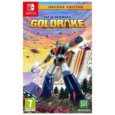 Microids 3701529508400 Ufo Robot Goldrake Il Banchetto Dei Lupi Deluxe Edition Videogioco per Nintendo