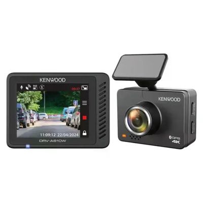 Kenwood DRV-A610W Dash Cam 4K Ultra HD 2'' HDR GPS Wi-Fi G-Sensor modalita' parcheggio colore Nero