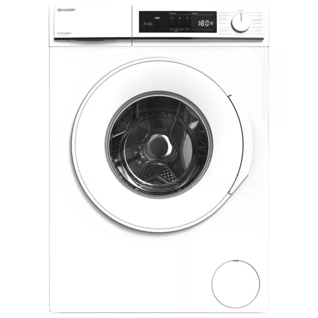 Sharp ES-NFA714BWNNA Lavatrice Caricamento Frontale 7 kg 1400 rpm Classe A Motore Inverter Bianco (84 Sharp ES-NFA714BWNNA Lavatrice Caricamento Frontale 7 kg 1400 rpm Classe A Motore Inverter Bianco (84