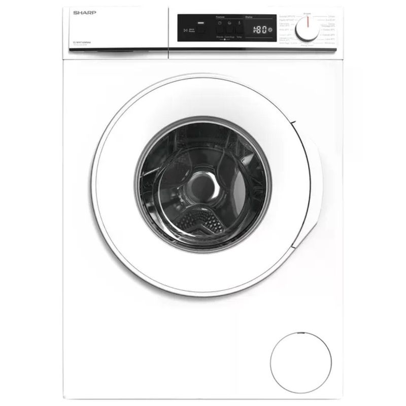 Sharp ES-NFA714BWNNA Lavatrice Caricamento Frontale 7 kg 1400 rpm Classe A Motore Inverter Bianco (84