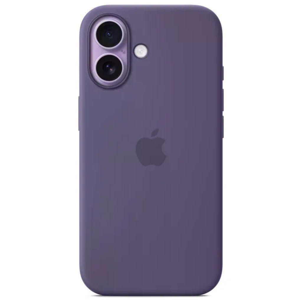 Apple Custodia MagSafe in silicone Viola Nebbia per iPhone 17