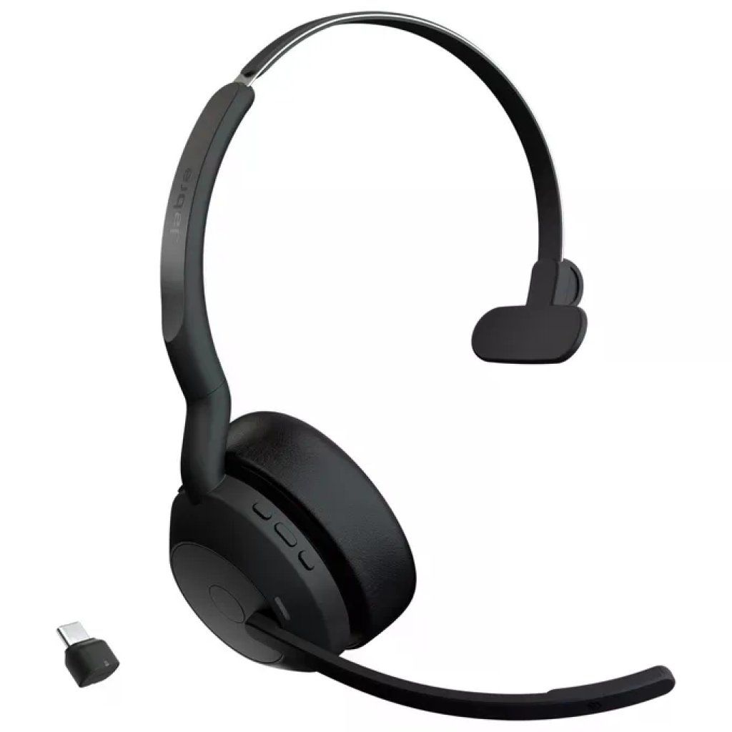 Jabra 25599-889-899 Evolve2 55 Auricolare Wireless Mono Bluetooth Ufficio Nero Jabra 25599-889-899 Evolve2 55 Auricolare Wireless Mono Bluetooth Ufficio Nero
