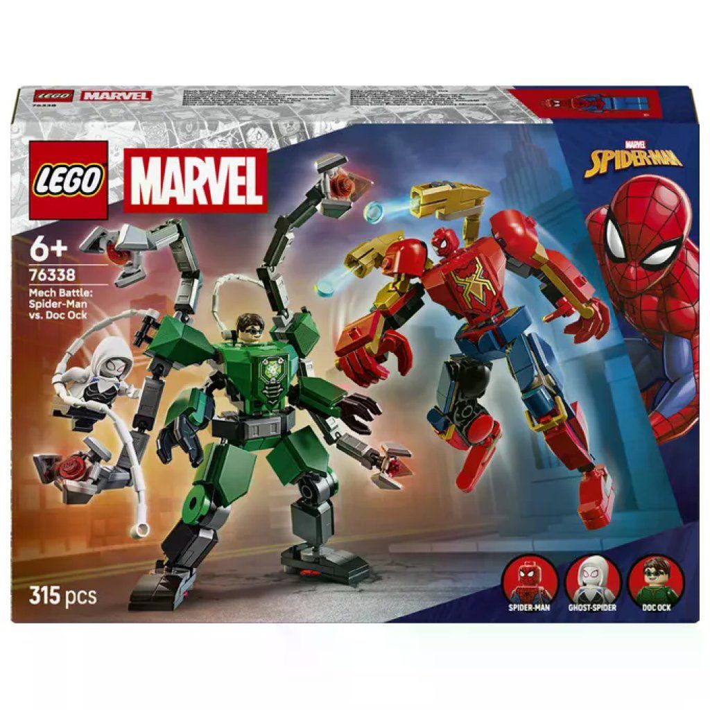 Lego 5702018063217 Battaglia Mech Spider-Man vs Doc Ock Lego Super Heroes Marvel 76338 Lego 5702018063217 Battaglia Mech Spider-Man vs Doc Ock Lego Super Heroes Marvel 76338
