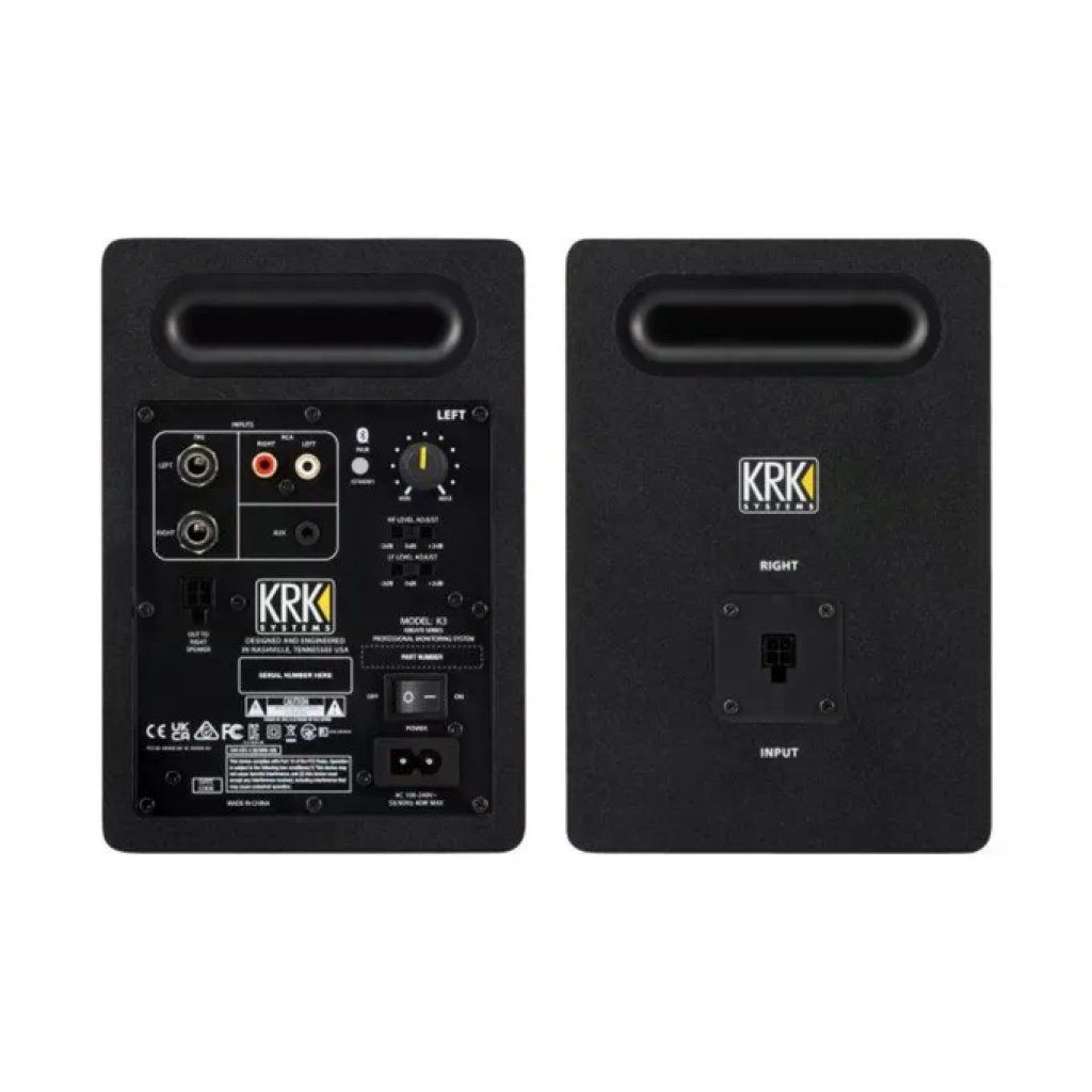KRK KREATE3 Kreate 3 Coppia Monitor da Studio Nearfield Attivi 65W Woofer 3.5'' Bluetooth 5 KRK KREATE3 Kreate 3 Coppia Monitor da Studio Nearfield Attivi 65W Woofer 3.5'' Bluetooth 5