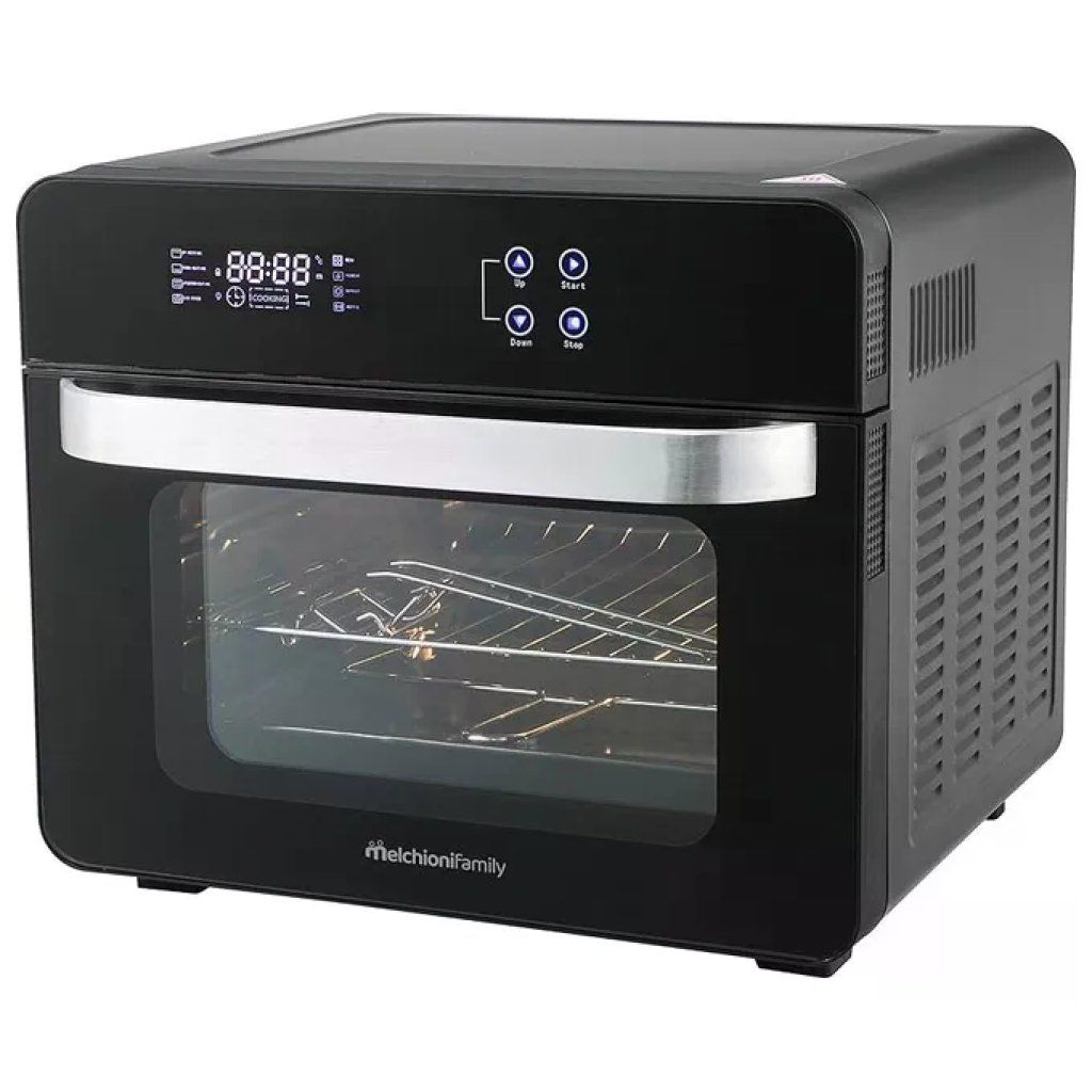 Melchioni Family 118380044 Forno Pizza e Friggitrice ad Aria 18L Fornetto Elettrico Multifunzione a 400°C