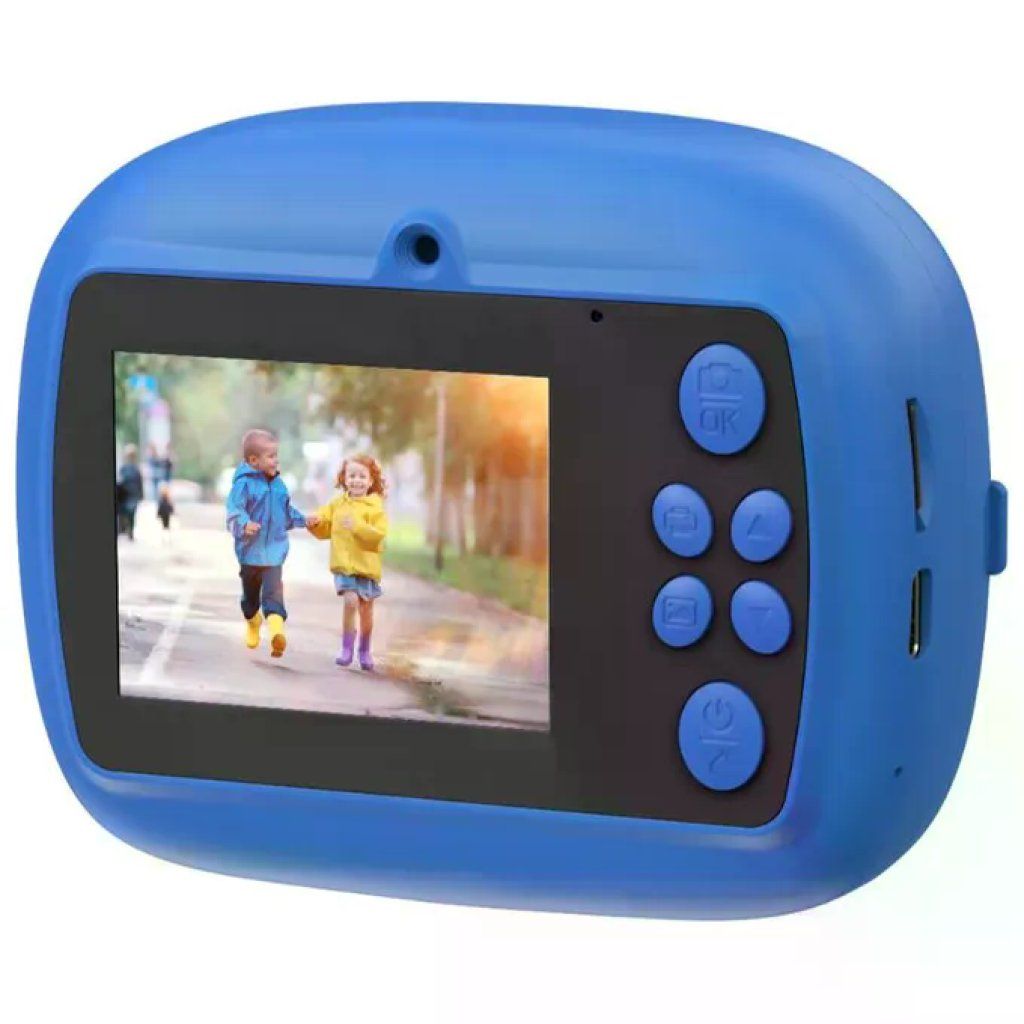 Celly KIDSCAMPRINTBL KidsCamPrint Blu Fotocamera instantanea per bambini