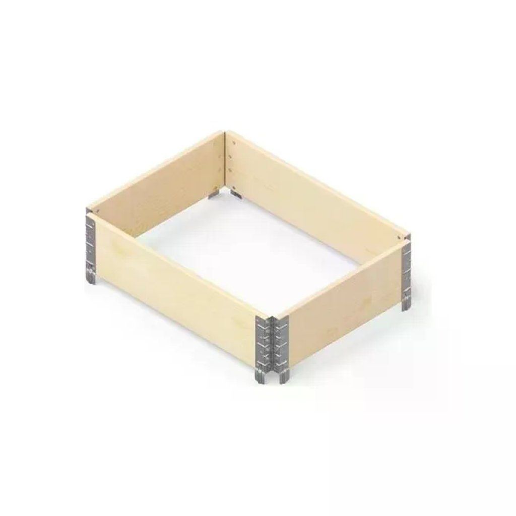 Kronus 0031 Garden Box Eco Fioriera Orto Rialzato Modulare Legno Pino Nordico PEFC 80x60 cm 85 L Acciaio Kronus 0031 Garden Box Eco Fioriera Orto Rialzato Modulare Legno Pino Nordico PEFC 80x60 cm 85 L Acciaio