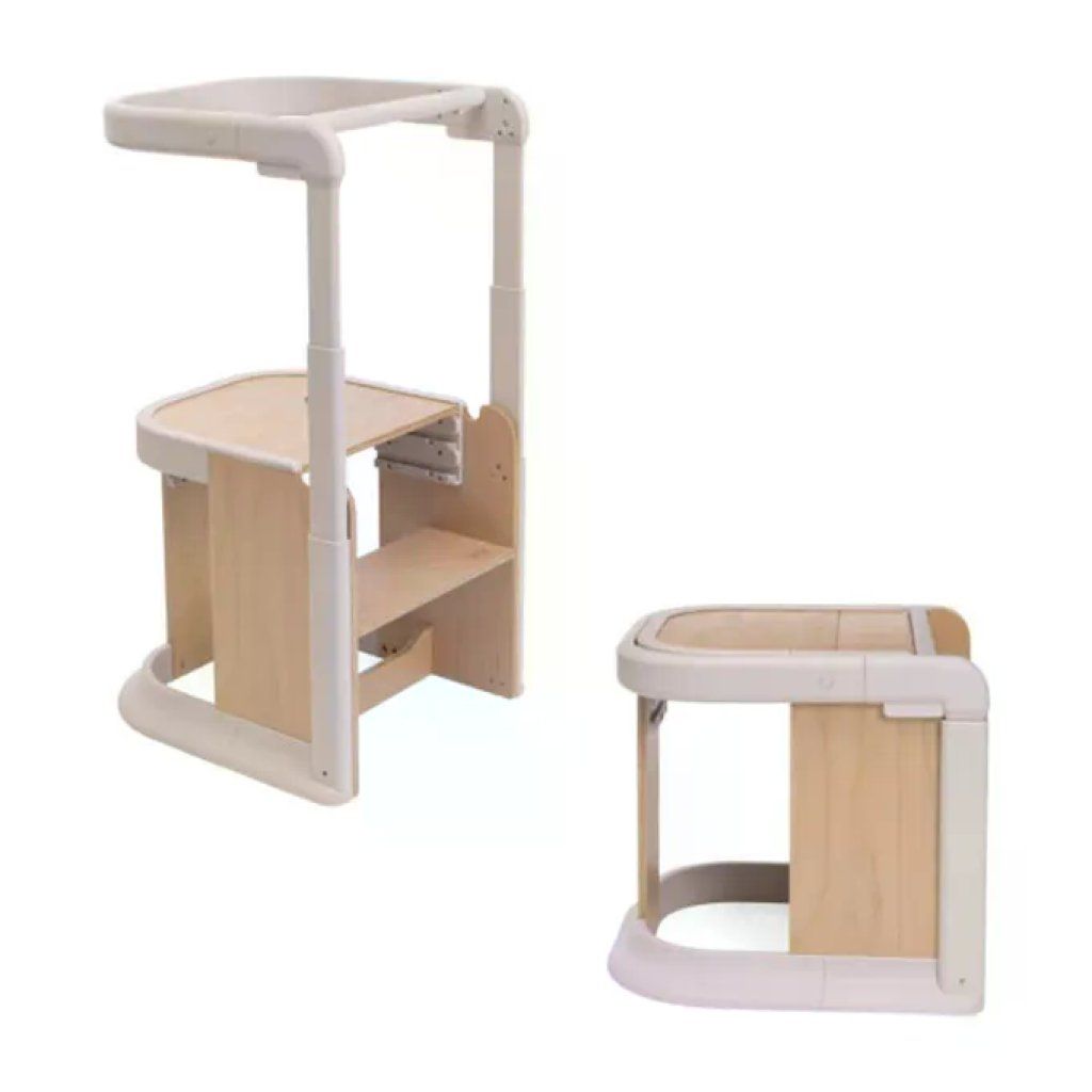 Chicco Torre Montessori Meraviglia Trasformabile in Tavolo con Lavagna Legno di Faggio Fossil Chicco Torre Montessori Meraviglia Trasformabile in Tavolo con Lavagna Legno di Faggio Fossil