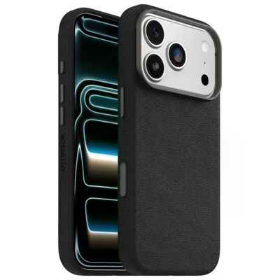 Otterbox Symmetry Series Cactus Leather MagSafe Custodia iPhone 17 Pro Antiurto Nera