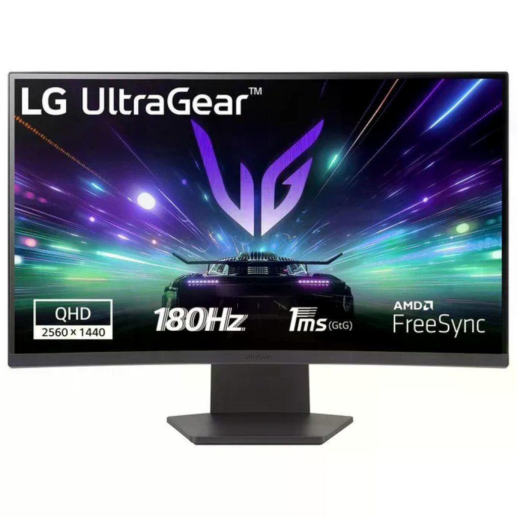 LG 27GS60QN UltraGear Monitor Gaming Curvo 27'' Quad HD 2560x1440 180Hz 1ms AMD FreeSync HDR10