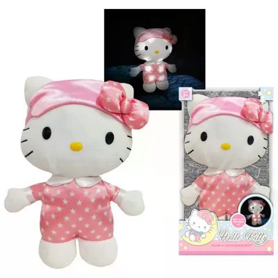 HELLO KITTY Giochi Preziosi HKT10 Hello Kitty Peluche Interattivo Glow A Lot luci e melodia 30 cm colore HELLO KITTY Giochi Preziosi HKT10 Hello Kitty Peluche Interattivo Glow A Lot luci e melodia 30 cm colore