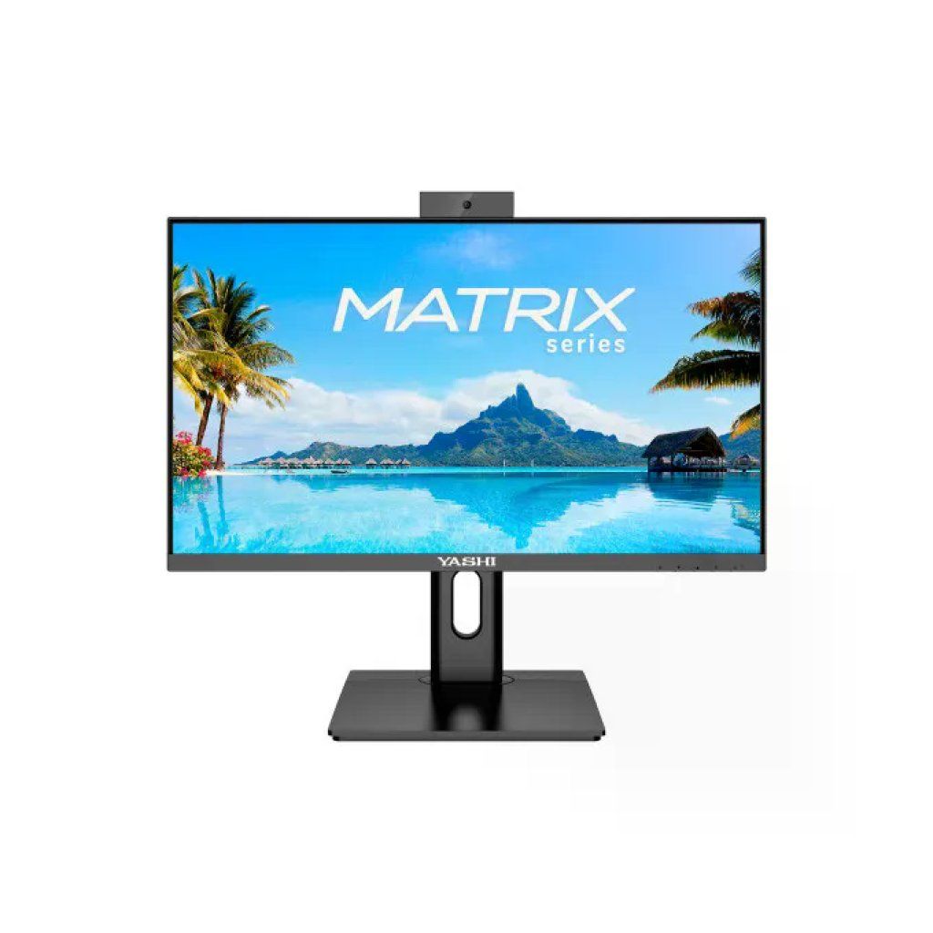 Yashi YZ2493 Monitor PC 24'' IPS Full HD 120Hz 1ms Webcam 5MP FreeSync Premium Hub USB colore Nero Yashi YZ2493 Monitor PC 24'' IPS Full HD 120Hz 1ms Webcam 5MP FreeSync Premium Hub USB colore Nero