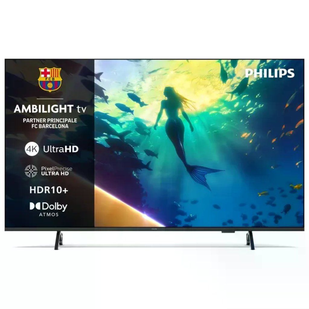 Philips 65PUS8010-12 Smart TV LED 4K 65'' Ambilight Titan OS HDR10+ Dolby Atmos colore Nero Philips 65PUS8010-12 Smart TV LED 4K 65'' Ambilight Titan OS HDR10+ Dolby Atmos colore Nero