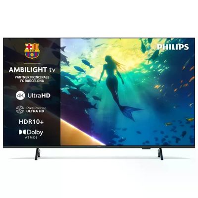 Philips 65PUS8010-12 Smart TV LED 4K 65'' Ambilight Titan OS HDR10+ Dolby Atmos colore Nero
