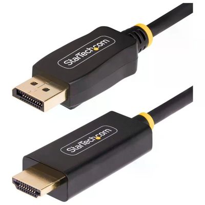 StarTech.com 10F-DP-HDMI-4K60-HDR Cavo DisplayPort a HDMI 3m 4K 60Hz HDR colore Nero StarTech.com 10F-DP-HDMI-4K60-HDR Cavo DisplayPort a HDMI 3m 4K 60Hz HDR colore Nero