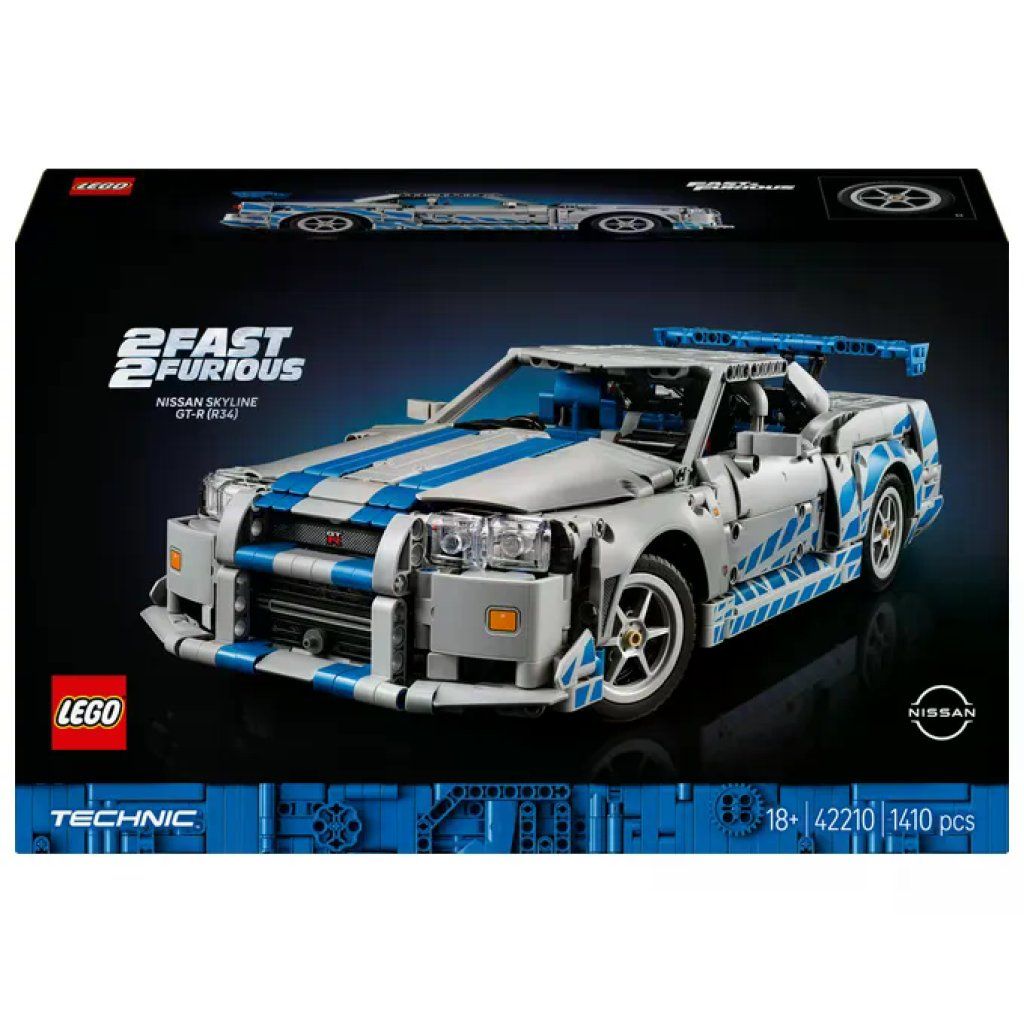 Lego Auto Nissan Skyline GT-R (R34) 2 Fast 2 Furious Lego Auto Nissan Skyline GT-R (R34) 2 Fast 2 Furious