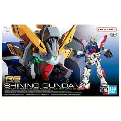Bandai MK68705 Gundam Real Grade RG 1-144 Shining Gundam Model Kit Mobile Fighter G Gundam 13 cm Bandai MK68705 Gundam Real Grade RG 1-144 Shining Gundam Model Kit Mobile Fighter G Gundam 13 cm