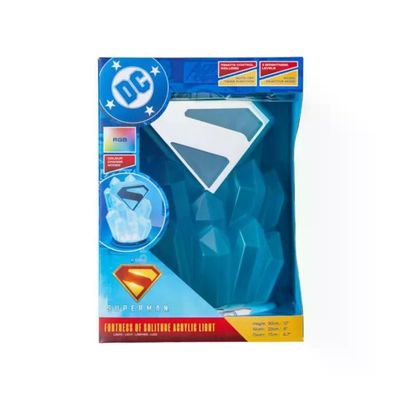 Paladone Products PP14840SMT Lampada Superman Fortress Of Solitude Acrilico RGB Con Telecomando Paladone Products PP14840SMT Lampada Superman Fortress Of Solitude Acrilico RGB Con Telecomando