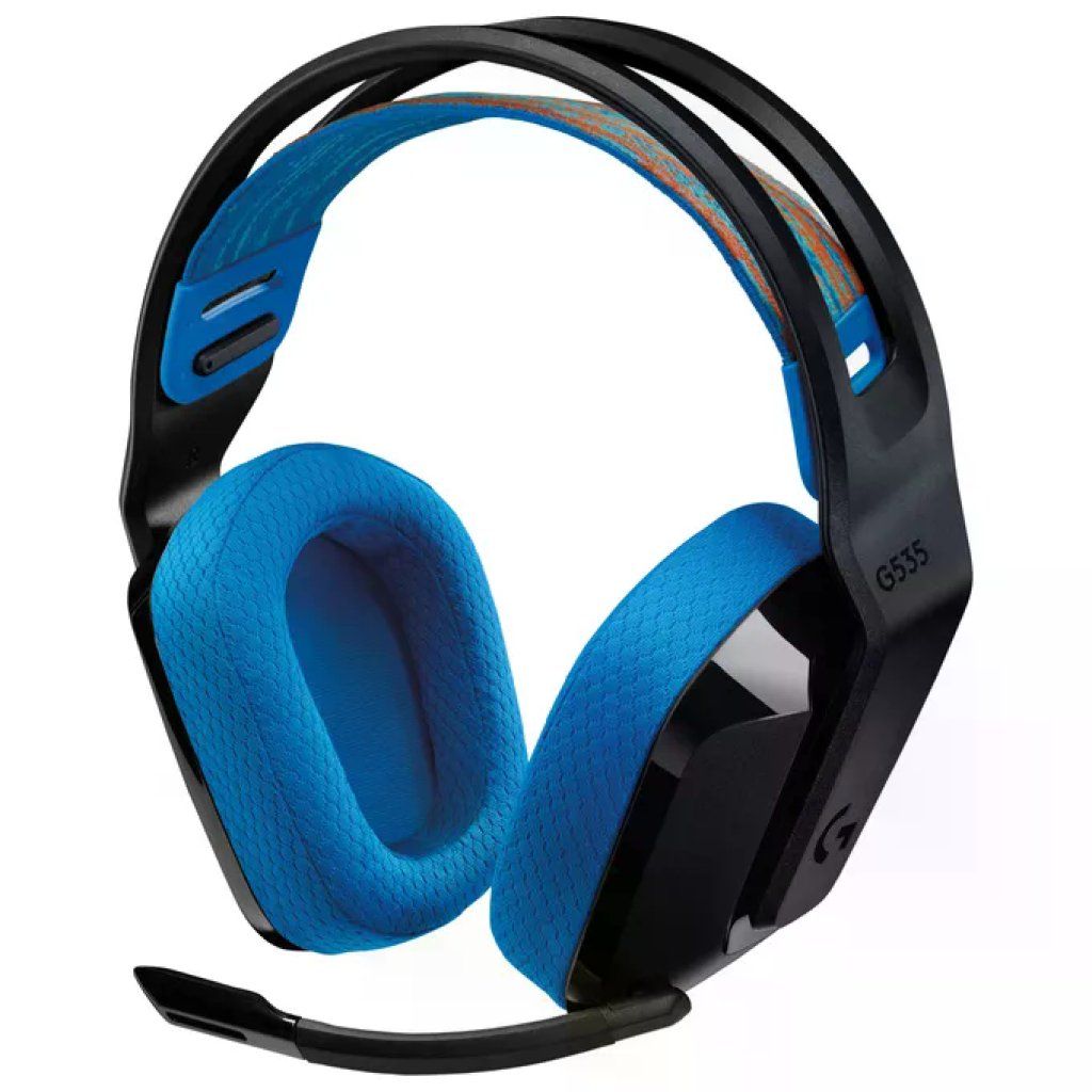 Logitech G535LIGHTSPEED Cuffie Gaming Wireless Supra-Aurali Microfono Flip-to-Mute 33h Batteria USB