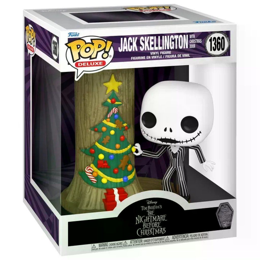 FUNKO 72310 POP! Disney Personaggio da collezione Deluxe Jack Skellington con la Porta di Natale colore