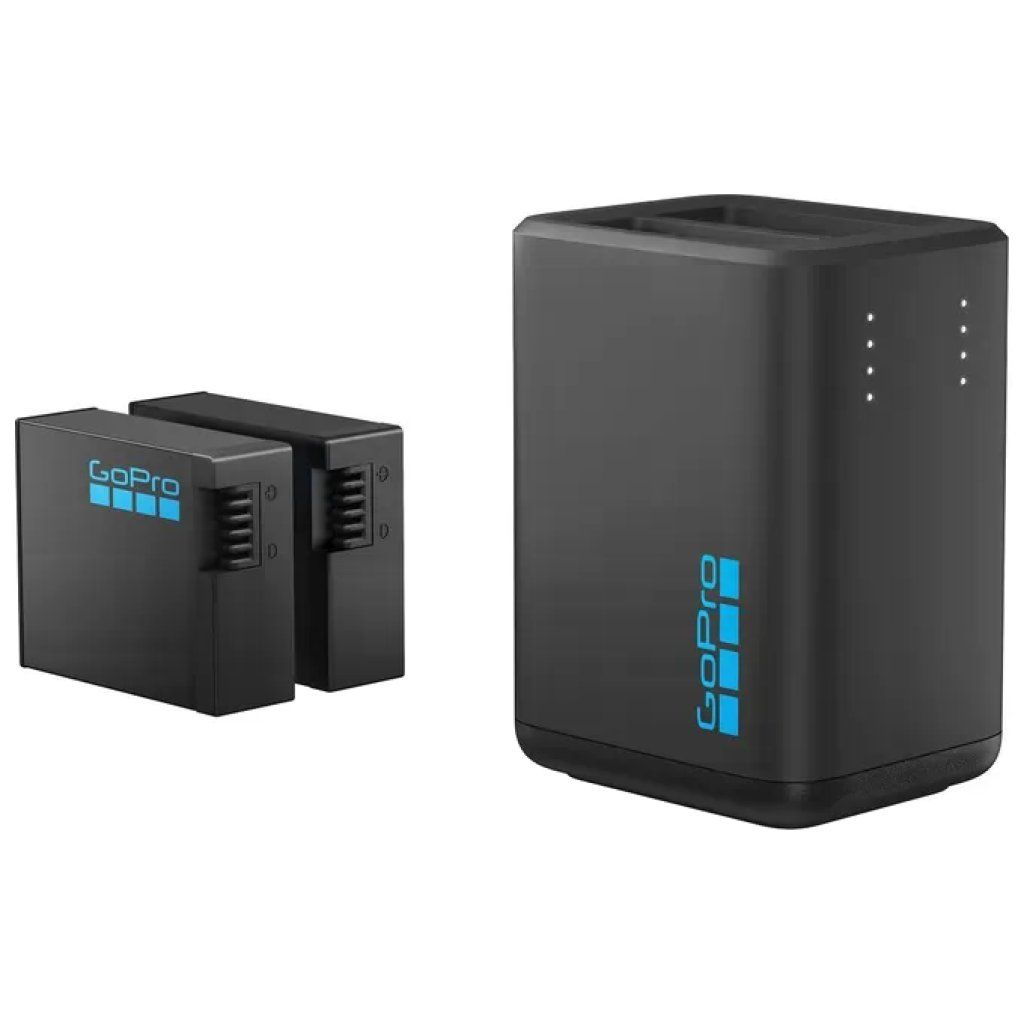 GoPro AEDBD-201-EU Caricabatteria Doppio per HERO13 Black con 2 Batterie Enduro e Cavo USB-C colore Nero GoPro AEDBD-201-EU Caricabatteria Doppio per HERO13 Black con 2 Batterie Enduro e Cavo USB-C colore Nero