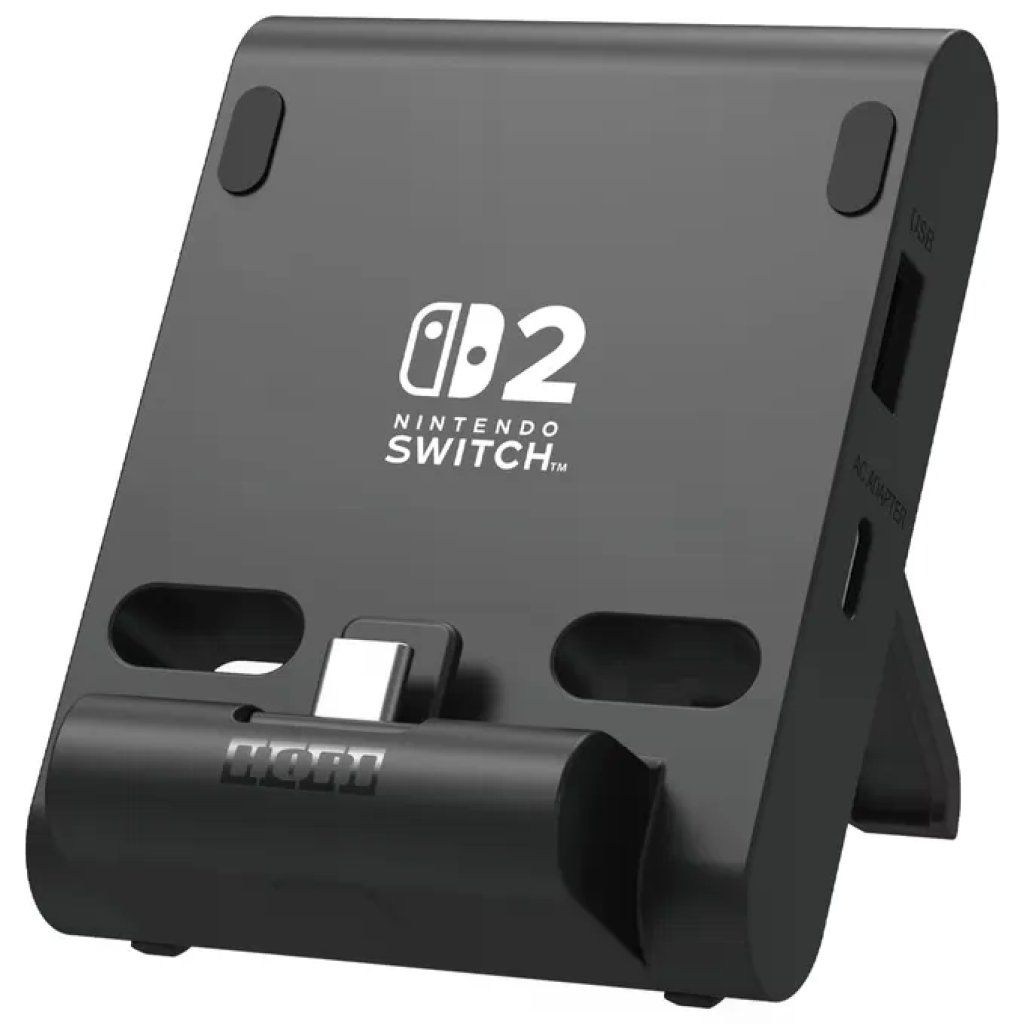Hori Sistema di Ricarica Dual USB PlayStand Nero per Nintendo Switch 2 Hori Sistema di Ricarica Dual USB PlayStand Nero per Nintendo Switch 2
