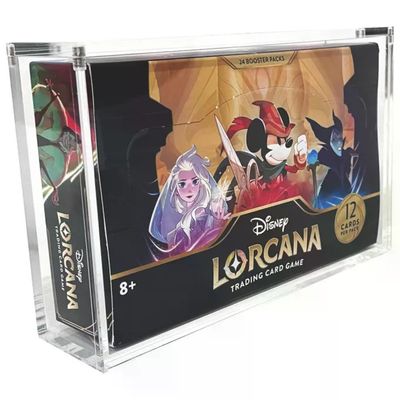 The Acrylic Box TAB0007 Custodia Premium Booster Box Disney Lorcana 6mm Magnetica Trasparente The Acrylic Box TAB0007 Custodia Premium Booster Box Disney Lorcana 6mm Magnetica Trasparente