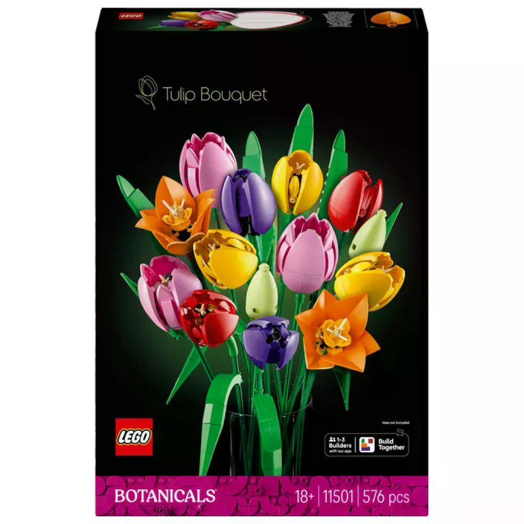 Lego 11501 Bouquet di Tulipani Botanicals Set costruzioni 576 Pezzi