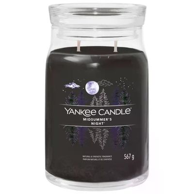 Yankee Candle Candela Cilindro Muschio Patchouli Nero Cera di Soia 15.7 cm Yankee Candle Candela Cilindro Muschio Patchouli Nero Cera di Soia 15.7 cm