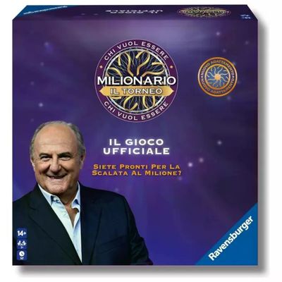 Ravensburger Chi Vuol Essere Milionario Gioco da Tavolo 2-6 Giocatori Ravensburger Chi Vuol Essere Milionario Gioco da Tavolo 2-6 Giocatori
