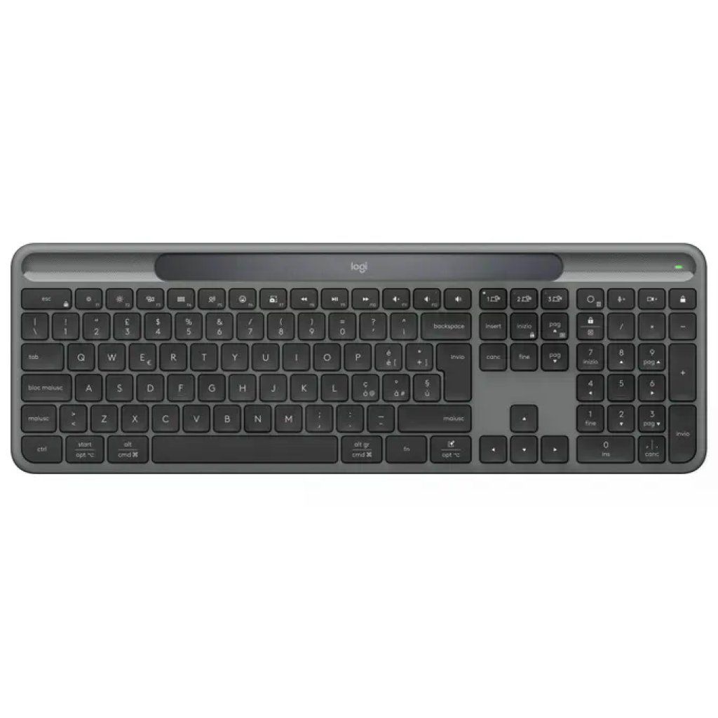Logitech 920-013761 Tastiera Slim Solar Grafite Layout Italiano