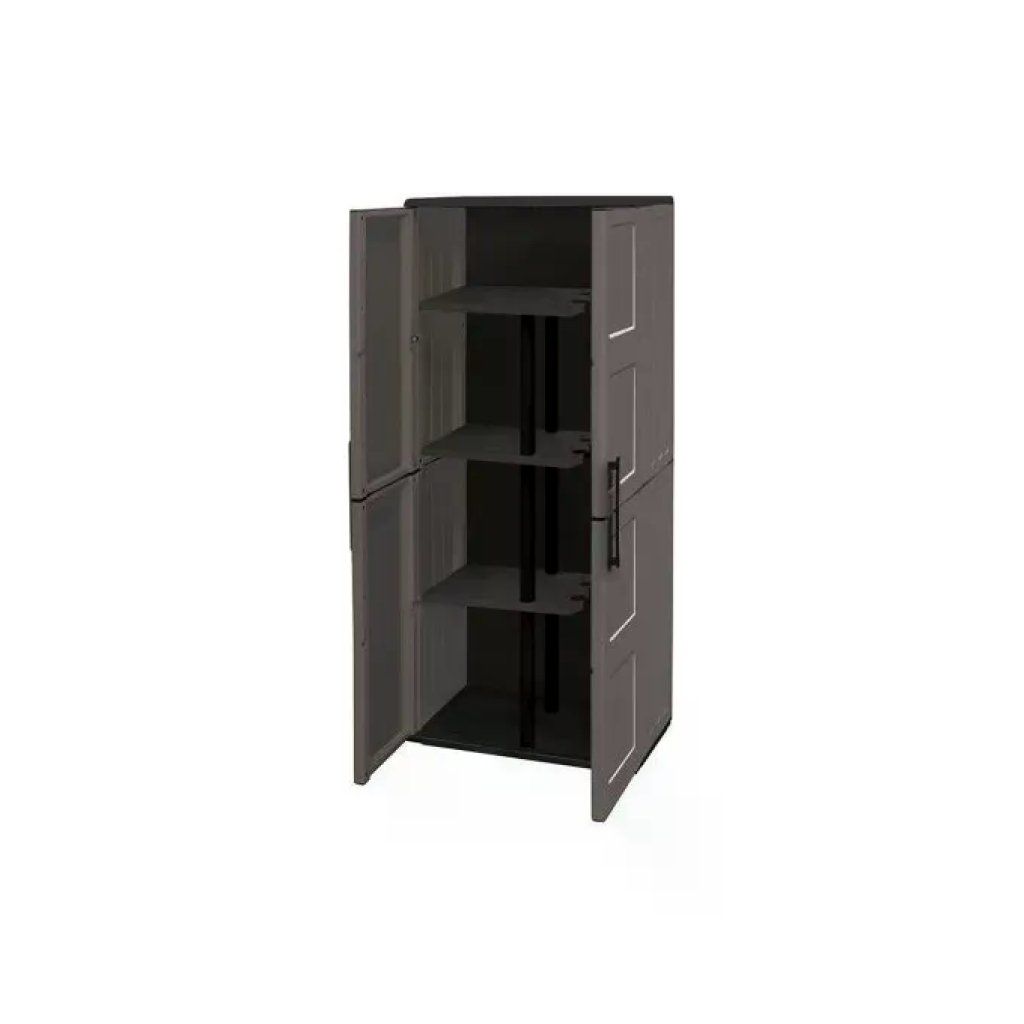 Art Plast F71PS Free Armadio Portascope 3 Ripiani Regolabili Polipropilene 68x37x169 cm colore Grigio
