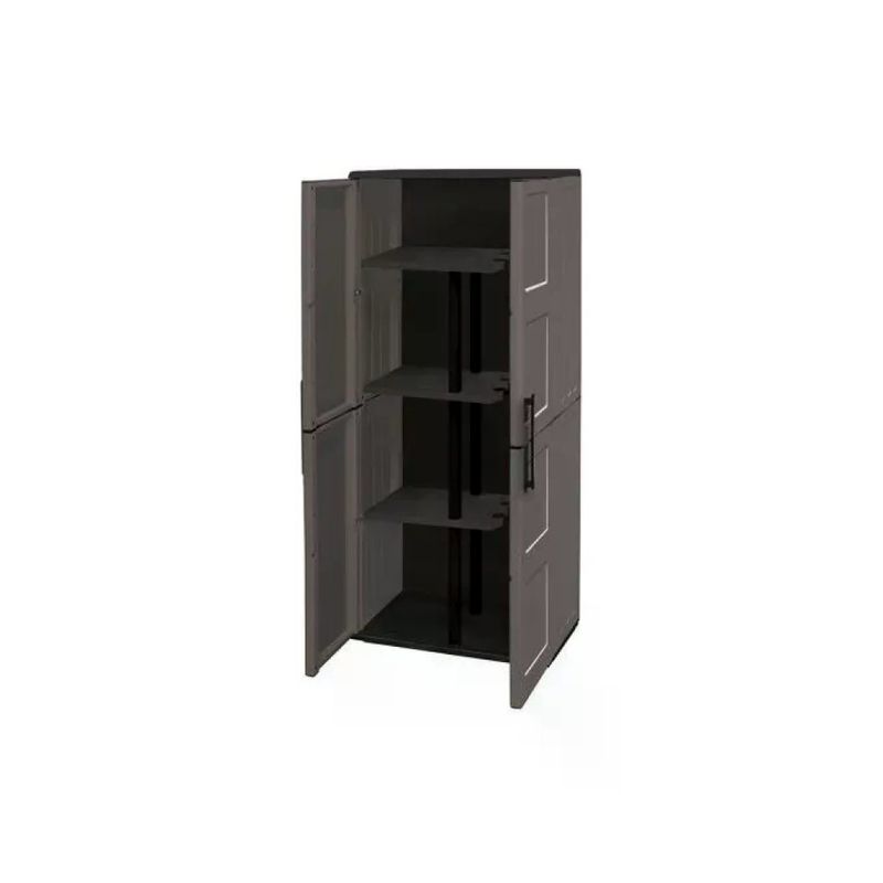 Art Plast F71PS Free Armadio Portascope 3 Ripiani Regolabili Polipropilene 68x37x169 cm colore Grigio