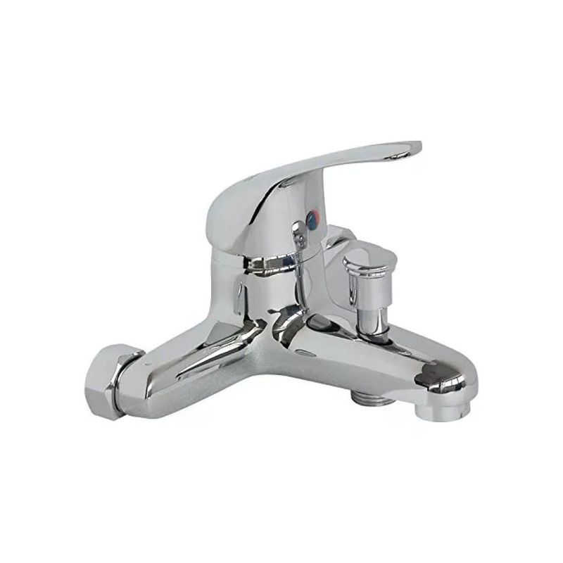 Idroblok 8390000147792 Gruppo Vasca con Set Doccia Rex 40 Duplex Cromato