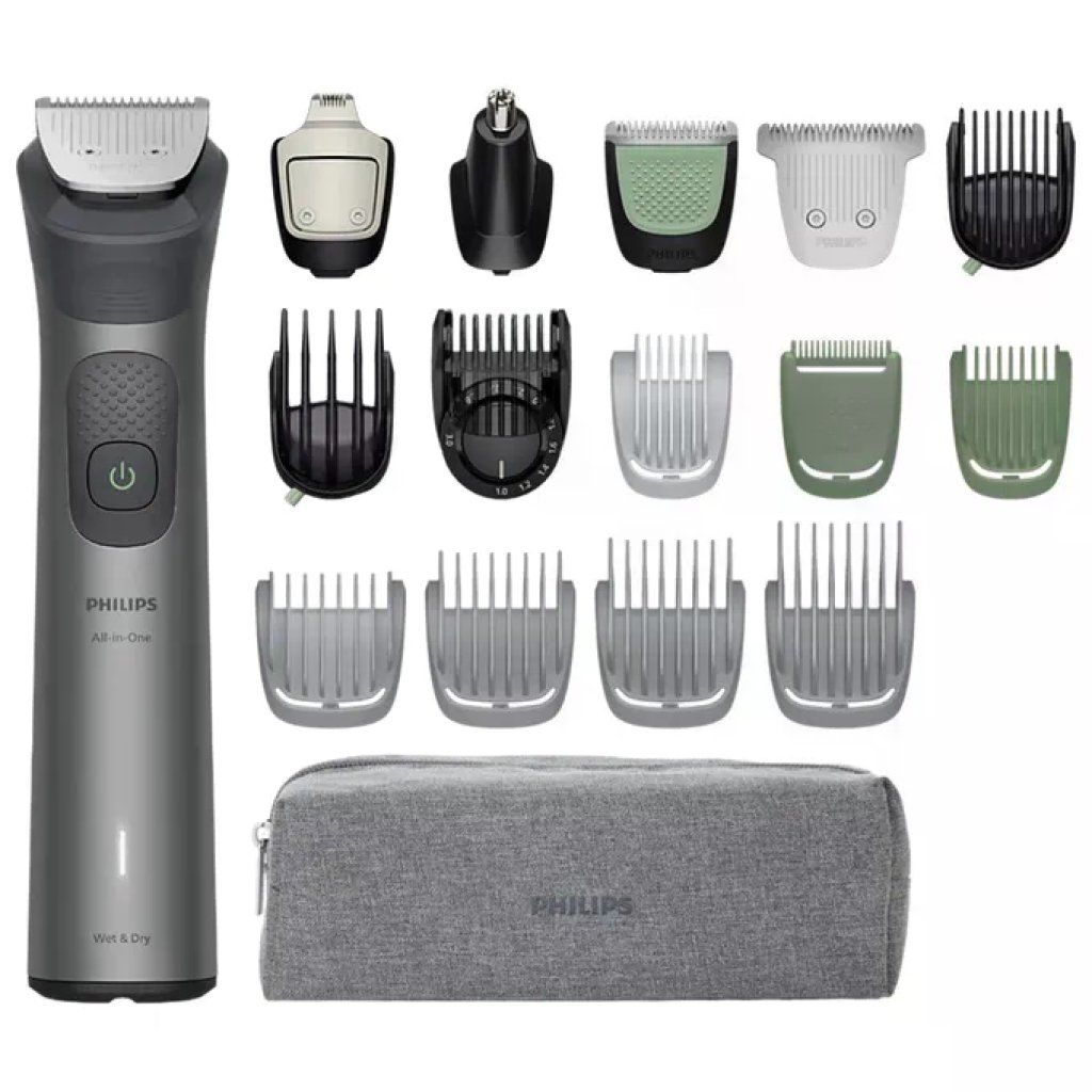Philips MG7941-15 Serie 7000 Rifinitore Multifunzione 17 in 1 22 lunghezze autonomia 120 min colore Grigio