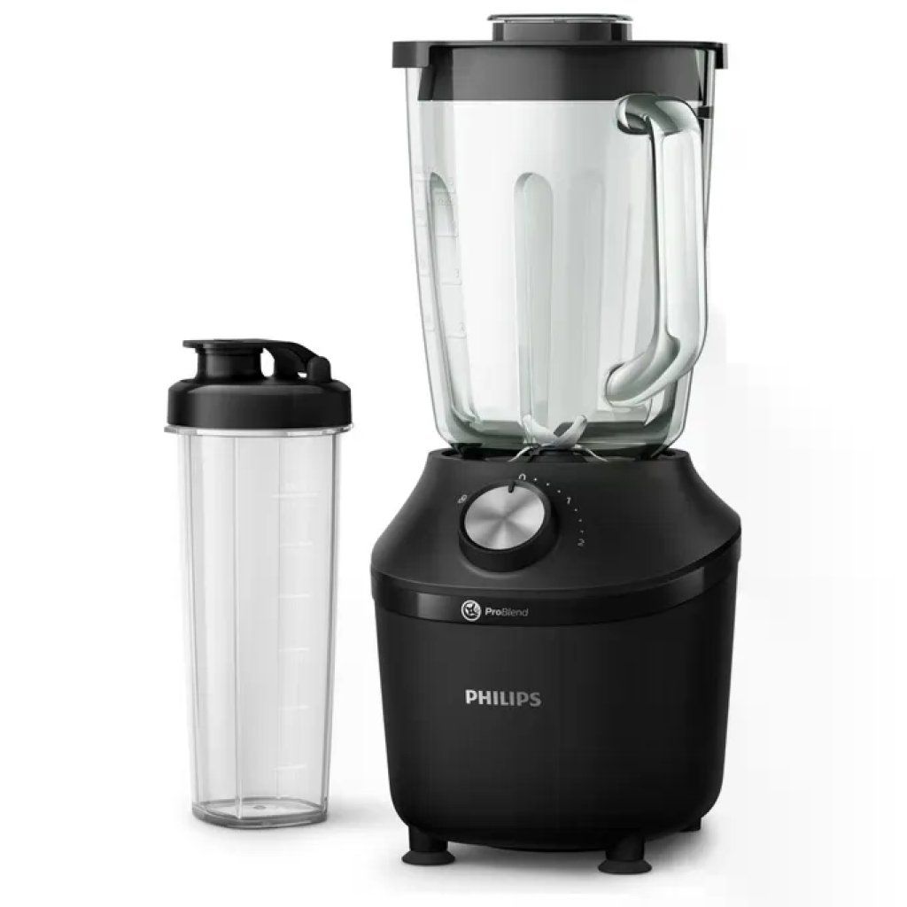 Philips HR2291-41 Serie 3000 Frullatore ProBlend Crush Tech 600 W Vaso in Vetro 2 L colore Nero