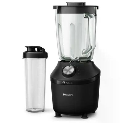 Philips HR2291-41 Serie 3000 Frullatore ProBlend Crush Tech 600 W Vaso in Vetro 2 L colore Nero Philips HR2291-41 Serie 3000 Frullatore ProBlend Crush Tech 600 W Vaso in Vetro 2 L colore Nero