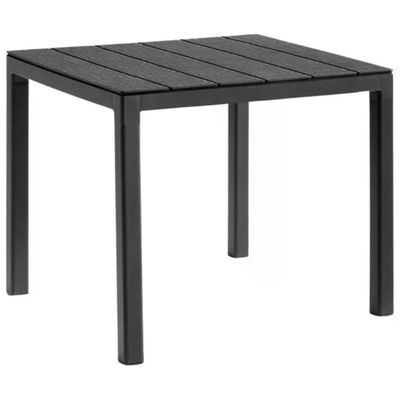 Bica Spa 8003723404416 Tavolo Doge Grafite 78x78x74 cm Polipropilene Bica Spa 8003723404416 Tavolo Doge Grafite 78x78x74 cm Polipropilene