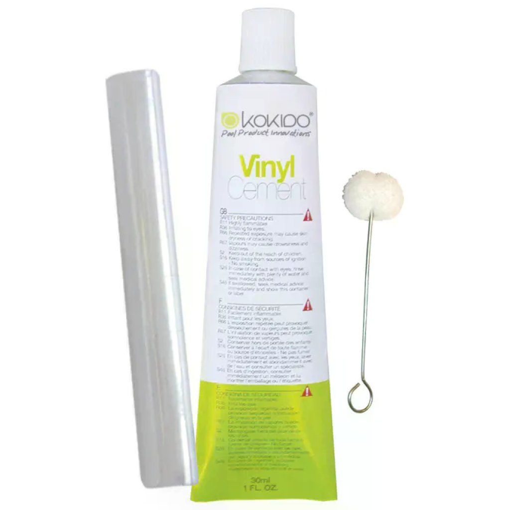 Kokido K258CBX Kit Riparazione Piscina Gonfiabile e Fuori Terra 2 Toppe PVC Trasparente Colla 30 ml Kokido K258CBX Kit Riparazione Piscina Gonfiabile e Fuori Terra 2 Toppe PVC Trasparente Colla 30 ml