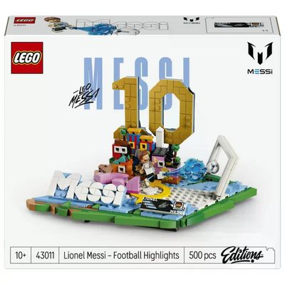 Lego 43011 Editions Set da costruzione Lionel Messi Highlights Calcistici 500 pezzi Minifigure 10+