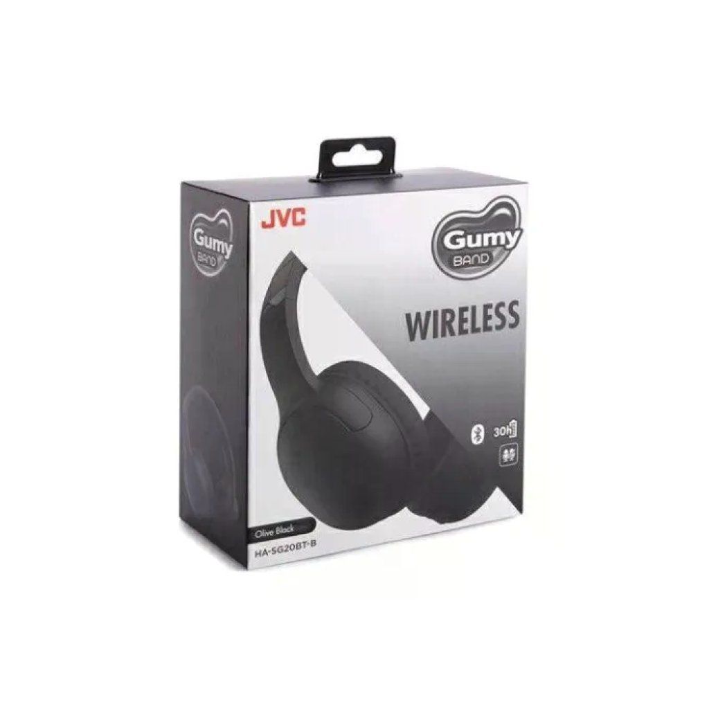 JVC HA-SG20BT Cuffie On-Ear Wireless Olive Black colore Olive Black JVC HA-SG20BT Cuffie On-Ear Wireless Olive Black colore Olive Black