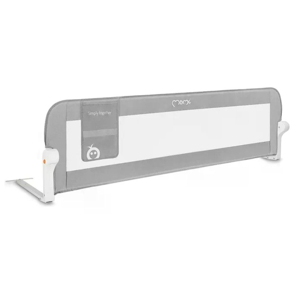 MoMi LEXI PLUS Barriera di Protezione per Letto 150x43 cm con Rete Traspirante e Sistema di Apertura a
