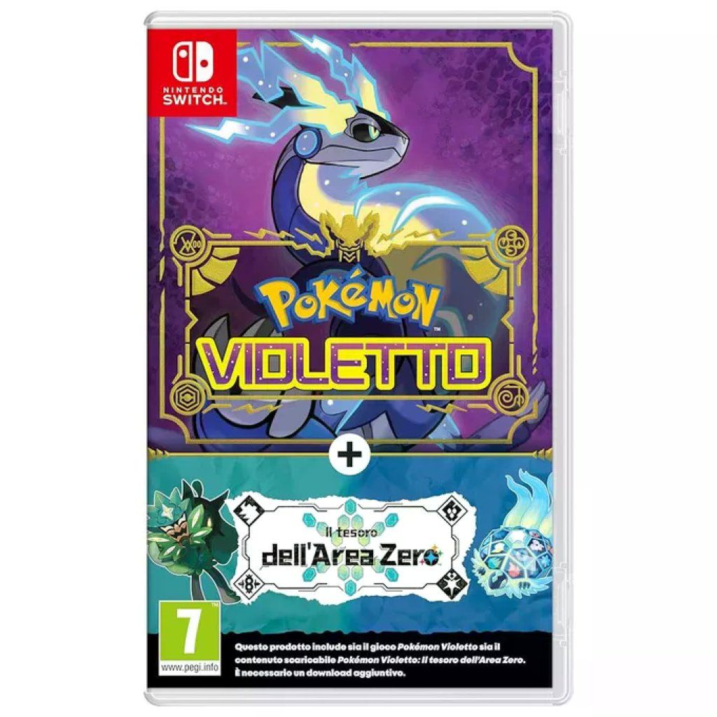Nintendo Pokemon Scarlatto e Violetto Expansion Pass Il Tesoro dell'Area Zero DLC Digitale Codice PIN